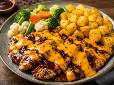 BBQ Cheddar Soslu Tavuk