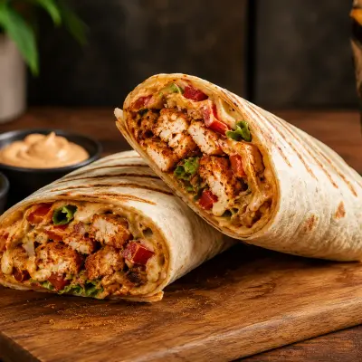 Cajun Chicken Wrap
