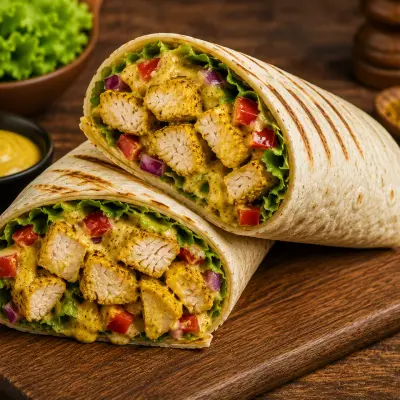 Köri Chicken Wrap