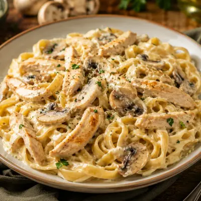 Tavuklu Tagliatelle