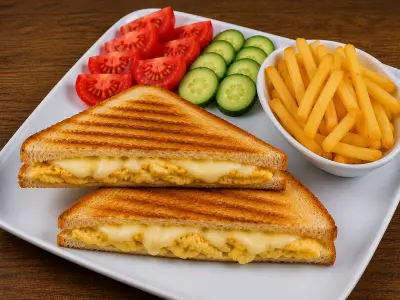 Peynirli Omletli Tost
