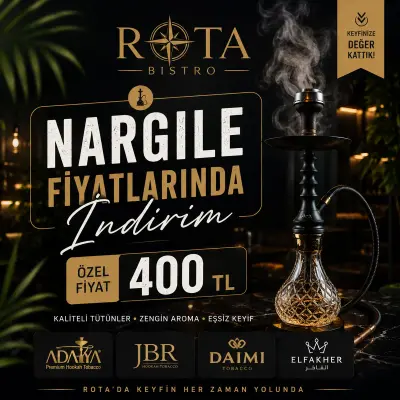 Nargile Keyfi Artık 400 TL!