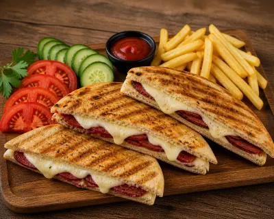 Karışık Bazlama Tost